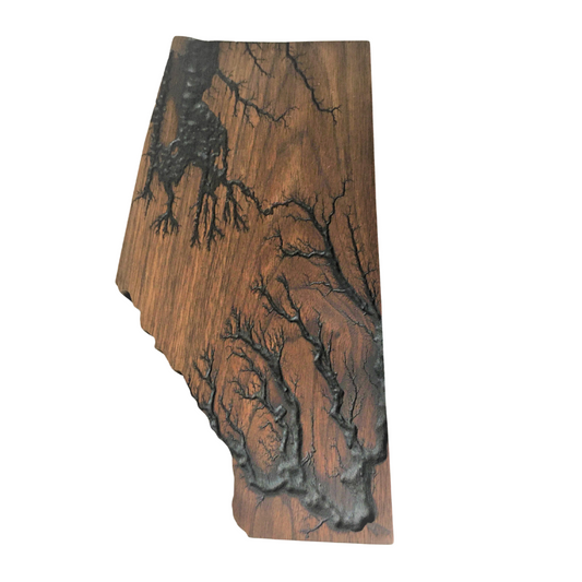 Sold out 16" Alberta Shaped Electrocuted Charcuterie Plank