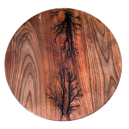 NEW!! 14" Round Cherry Wood Charcuterie Plank – Limited Edition
