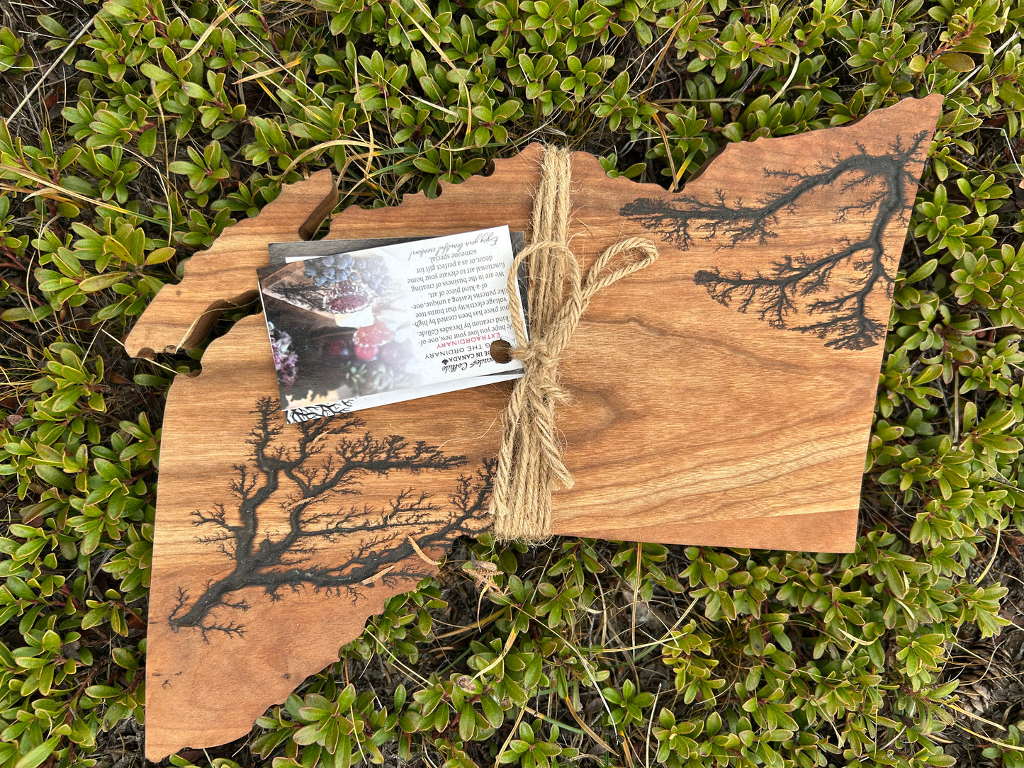 Electrified British Columbia Charcuterie Plank - Handcrafted, Customizable, Ideal for Gifting