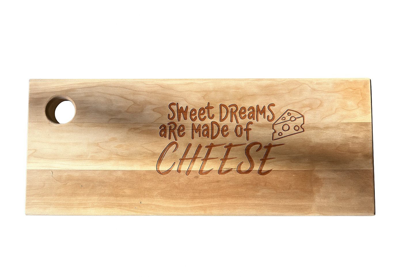 Handcrafted Cherry Charcuterie Board - “Sweet Dreams are made of Cheese” 1 available and ready to go