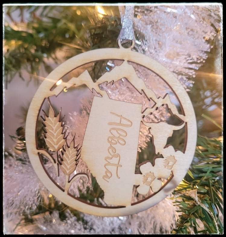 Alberta Christmas Ornament