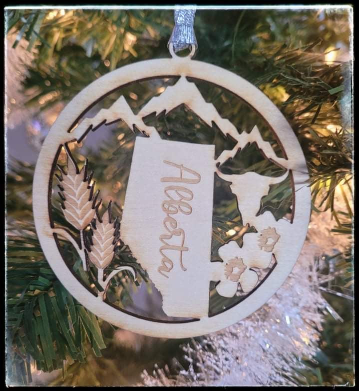 Alberta Christmas Ornament