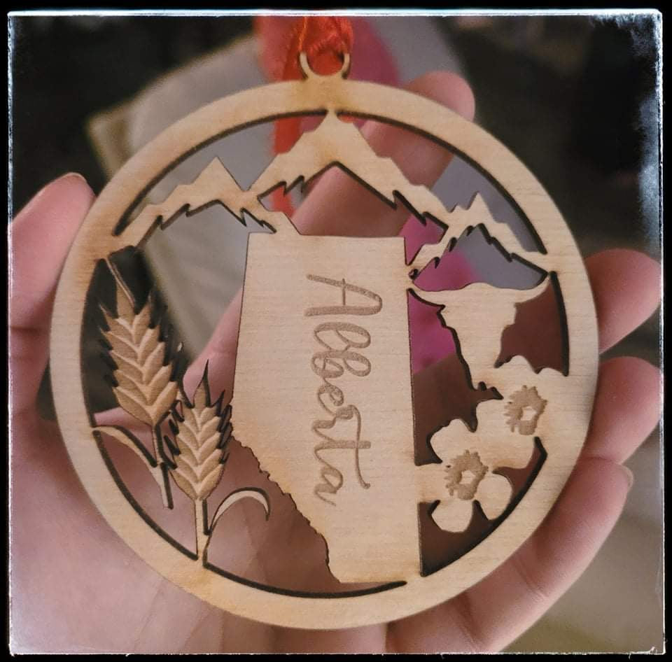 Alberta Christmas Ornament